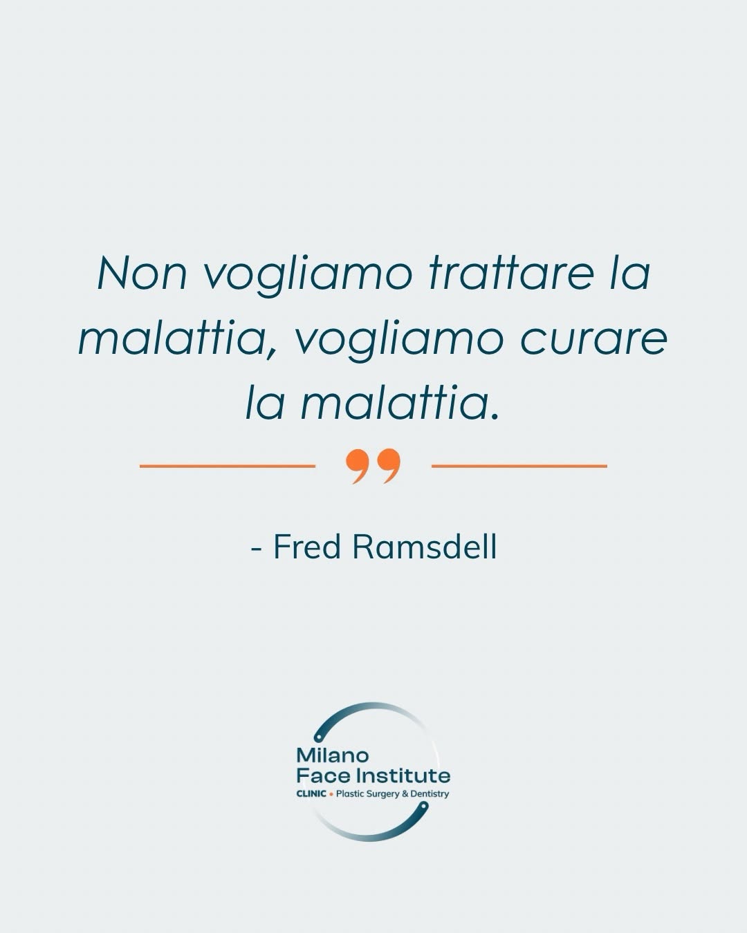 Trattare o Curare? La filosofia del Milano Face Institute
